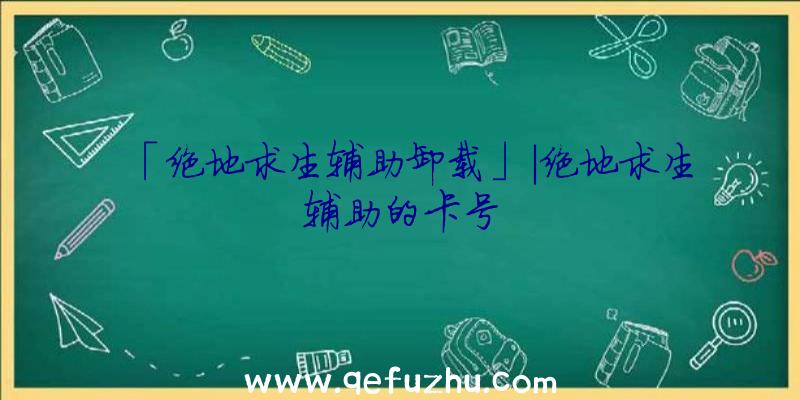 「绝地求生辅助卸载」|绝地求生辅助的卡号